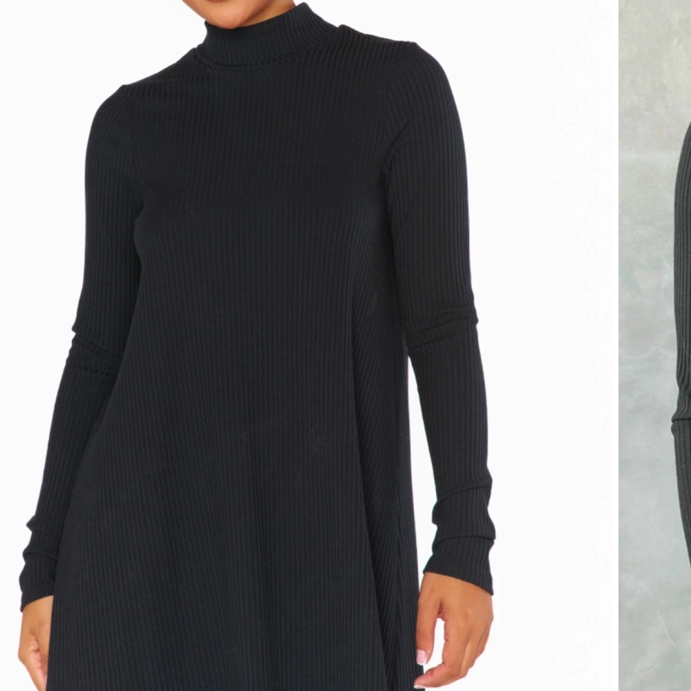 Show Me Your Mumu Midi mock neck dress